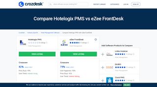 
                            11. Compare Hotelogix PMS vs eZee FrontDesk | Crozdesk