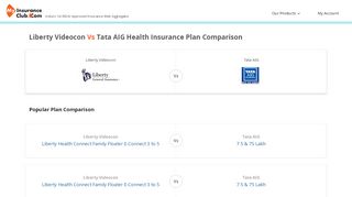 
                            7. Compare Liberty Videocon Vs Tata AIG Health Insurance Plans