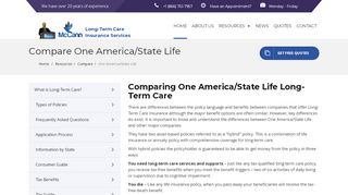 
                            13. Compare One America/State Life | McCann