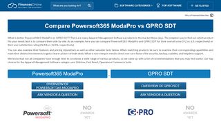 
                            12. Compare Powersoft365 ModaPro vs GPRO SDT 2019 | FinancesOnline