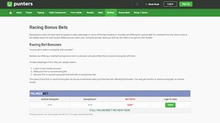 
                            7. Compare the best Australian bookie bonus bets - Punters.com.au