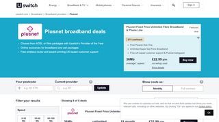 
                            5. Compare the Best Plusnet Broadband Deals & Packages