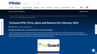 
                            12. Compare TorGuard VPN Plans and Services | finder.com