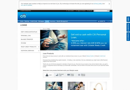 
                            7. Compare Various Types of Loans - Citibank Singapore