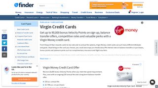 
                            9. Compare Virgin Money Credit Cards - Offers and Reviews | finder.com ...