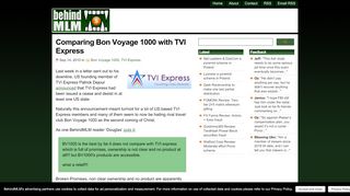 
                            10. Comparing Bon Voyage 1000 with TVI Express - BehindMLM