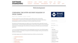 
                            9. Comparing the HTTPS Security Headers of Swiss banks | Software ...