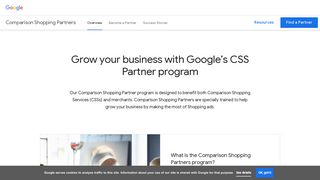 
                            9. Comparison Shopping Partner Portal by Google | Shopping ads