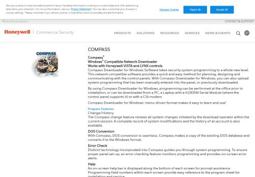 
                            12. Compass | Software | Control Panels | Honeywell Commercial Security