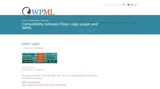 
                            3. Compatibility between Clean Login plugin and WPML