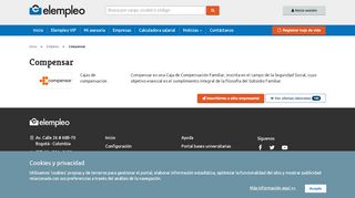 
                            9. Compensar: Ofertas de Empleo y Trabajo en Compensar - El Empleo