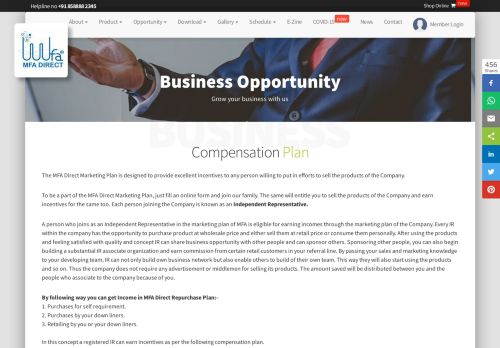 
                            2. Compensation Plan || MFAdirect