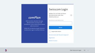 
                            4. comPlan Online - Swisscom