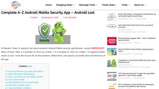 
                            8. Complete A-Z Android Mobile Security App - Android Lost { Top ...