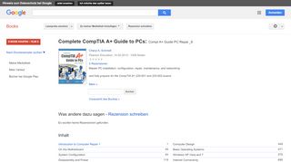 
                            9. Complete CompTIA A+ Guide to PCs: Compl A+ Guide PC Repai _6 - Google Books-Ergebnisseite