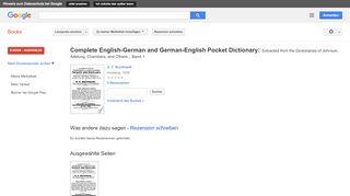 
                            4. Complete English-German and German-English Pocket Dictionary: ...