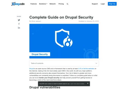 
                            13. Complete Guide on Drupal Security - KeyCDN