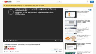 
                            3. Complete installation of moodle in localhost without error - YouTube