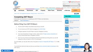 
                            3. Completing GST Return - IRAS