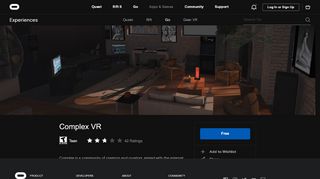 
                            8. Complex VR | Oculus