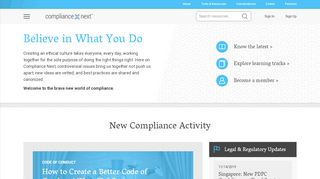 
                            10. Compliance Next - NAVEX Global