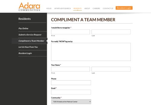 
                            8. Compliment a Team Member | Adara - Adara Communities