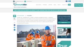 
                            9. ComplyWorks and ProcureDox Collaborate to Save Companies from ...