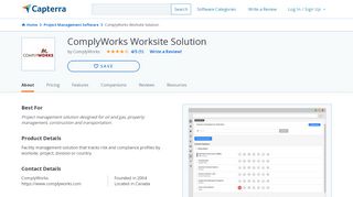 
                            12. ComplyWorks Worksite Solution Reviews and Pricing - 2019 - Capterra