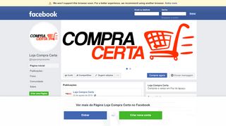 
                            7. Compra Certa - Página inicial | Facebook