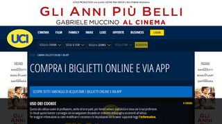 
                            4. COMPRA I BIGLIETTI ONLINE E VIA APP | UCI Cinemas