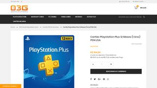 
                            7. Comprar Cartão Playstation Plus 12 Meses (1 Ano) PSN USA ...