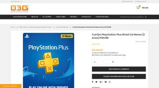 
                            7. Comprar Cartão Playstation Plus Brasil 24 Meses (2 Anos) PSN BR