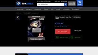 
                            9. Comprar cartão Point Blank 20.000 Cash - PB 20K - GCM Games