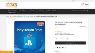 
                            13. Comprar Cartão PSN 100 Reais Playstation Network Brasil ...