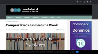 
                            13. Comprar livros escolares na Wook - HomeTech et al.