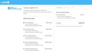 
                            4. Comprar LogMeIn Pro