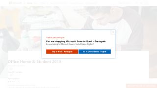 
                            12. Comprar Office Home & Student 2019 - Microsoft Store pt-BR