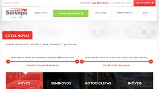 
                            8. Compre Online - Consórcio Servopa | Loja Oficial | Desde 1966