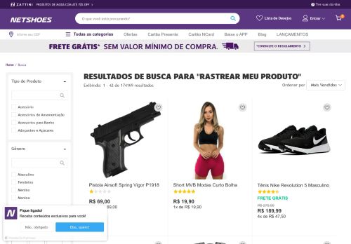 
                            6. Compre Rastrear Meu Produto Online | Netshoes