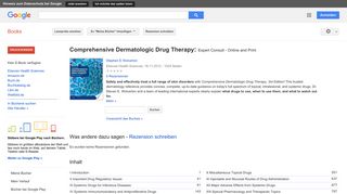 
                            7. Comprehensive Dermatologic Drug Therapy: Expert Consult - Online and ...