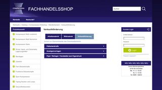 
                            8. Compressana Webshop - Händlerbereich - Verkaufsförderung ...