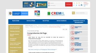 
                            3. Comprobantes de Pago - Caja de Retiro de las FF.MM. - CREMIL