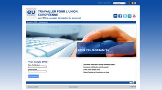 
                            4. compte EPSO - EU careers : The European Personnel Selection ...