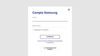 
                            2. Compte Samsung