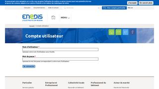 
                            1. Compte utilisateur | Enedis