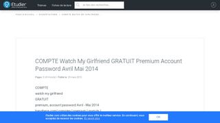 
                            6. COMPTE Watch My Girlfriend GRATUIT Premium Account Password ...