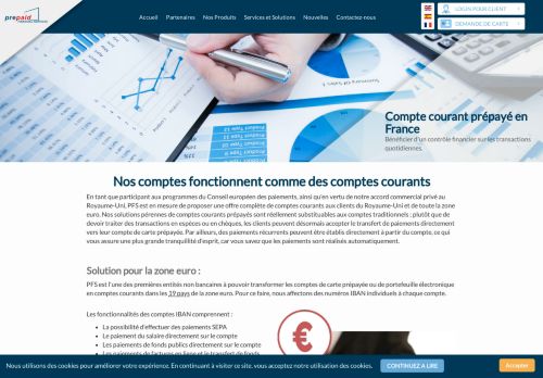 
                            9. Comptes Courants - Prepaid Financial Services