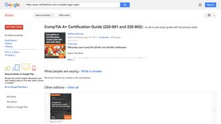 
                            6. CompTIA A+ Certification Guide (220-901 and 220-902): An all-in-one ...