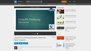 
                            12. CompTIA Continuing Education: What You Need to Know? - SlideShare