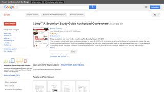 
                            7. CompTIA Security+ Study Guide Authorized Courseware: Exam SY0-301 - Google Books-Ergebnisseite